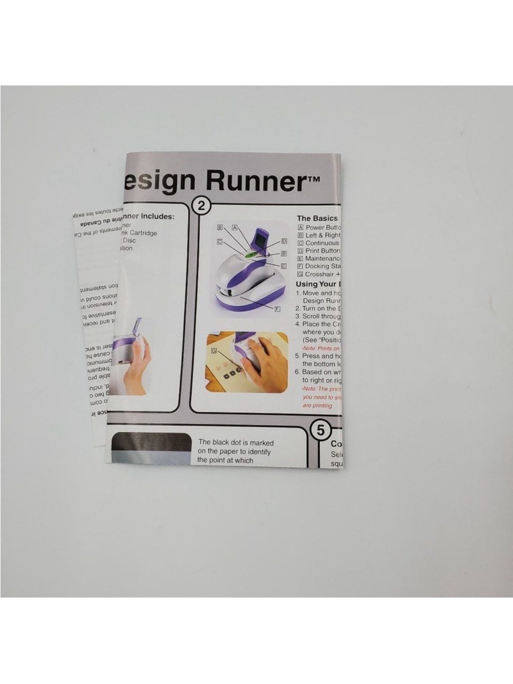 Xyron Design Runner Handheld Cordless Printer Set - Picture 2 of 3